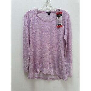 Champion Elite Long Sleeve Shirt Women's Size M . Purple/white